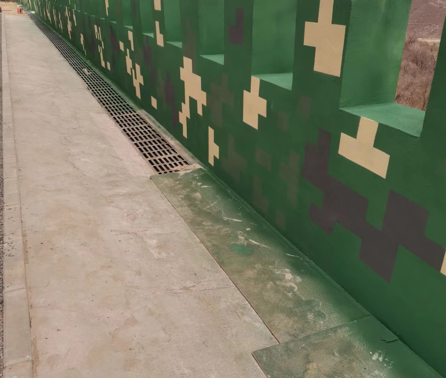 延边朝鲜族围墙迷彩喷涂,数迷彩漆